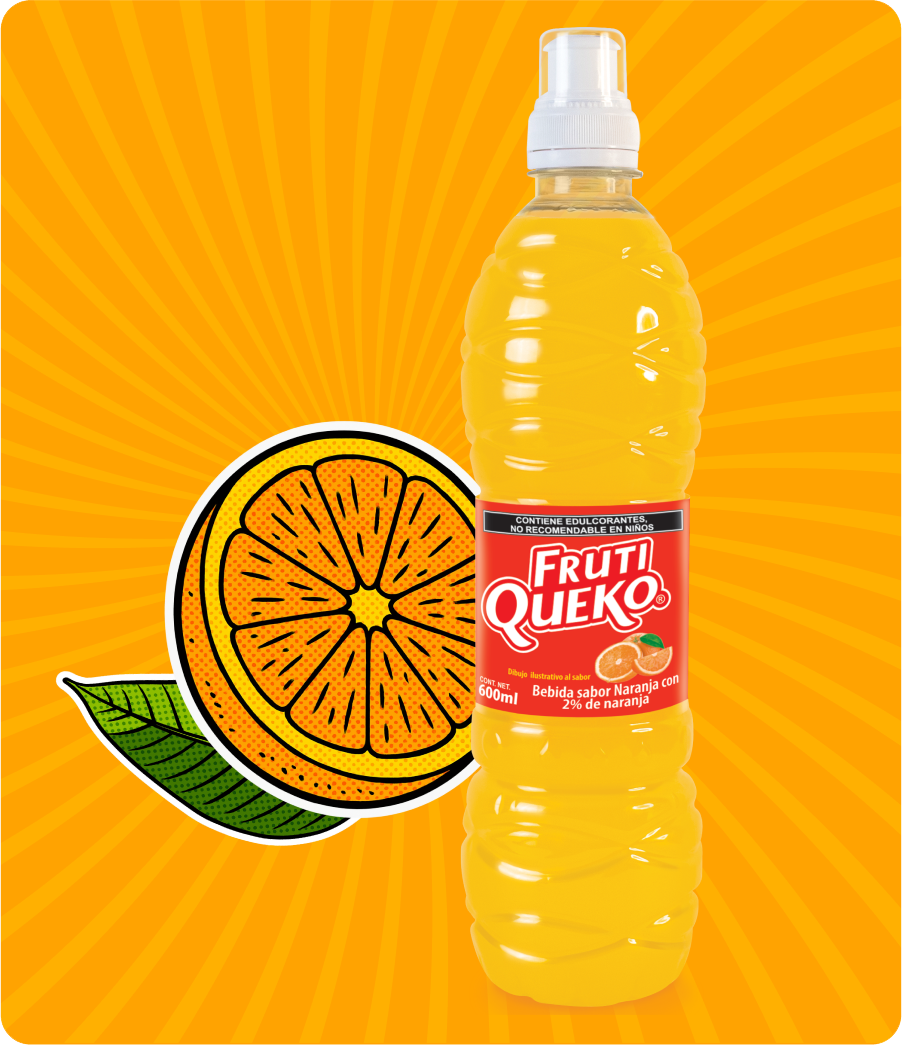 FRUTIQUEKO Naranja 600ml